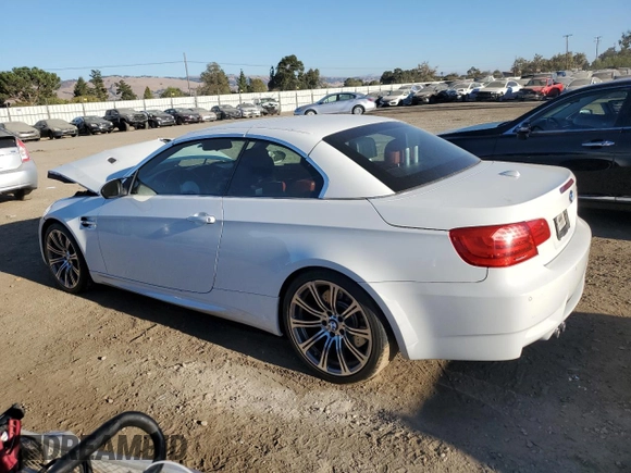 2011 BMW M3 with VIN WBSDX9C58BE583974, listed as a Copart auction lot 76848184 with 59,661 mi miles and Salvage Title. Bid and sale history available at carsss.com. Image 2.