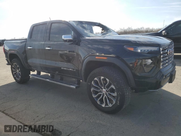 2023 GMC Canyon 4WD Denali with VIN 1GTP6FEK8P1124788, listed as a Copart auction lot 89362105 with 0 mi miles and Salvage Title. Bid and sale history available at carsss.com. Image 4.