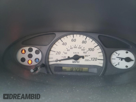 2002 Toyota ECHO with VIN JTDBT123025027203, listed as a Copart auction lot 70723424 with 187,299 mi miles and Salvage Title. Bid and sale history available at DreamBid. Image 9.
