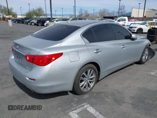 2017 Infiniti Q50 2.0t with VIN JN1CV7AP7HM641320, listed as a IAAI auction lot 41116062 with 164,024 mi miles. Bid and sale history available at carsss.com. Image 4.