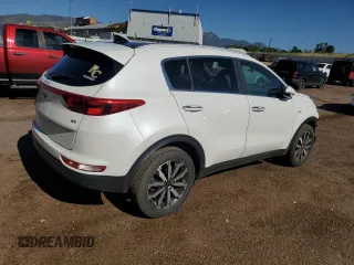 2017 Kia Sportage EX with VIN KNDPNCACXH7183291, listed as a Copart auction lot 62866255 with 87,401 mi miles and Salvage title. Bid and sale history available at DreamBid. Image 3.