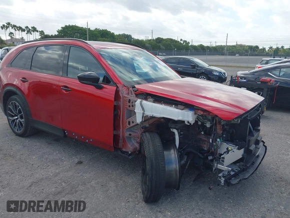 2025 Mazda CX-70 Premium Plus with VIN JM3KJEHA4S1112319, listed as a IAAI auction lot 41908798 with 7,712 mi miles and . Bid and sale history available at DreamBid. Image 1.