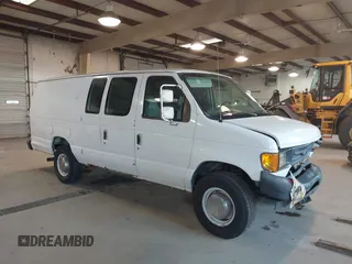 2004 Ford Econoline Cargo with VIN 1FTSS34L24HB31415, listed as a IAAI auction lot 41228686 with 283,620 mi miles and . Bid and sale history available at DreamBid. Image 1.