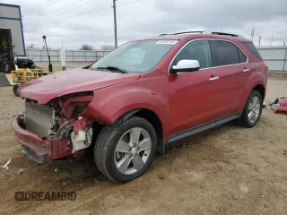 2013 Chevrolet Equinox LTZ with VIN 2GNFLGE30D6112461, listed as a Copart auction lot 47559745 with 177,607 mi miles and Salvage Title. Bid and sale history available at carsss.com. Image 1.