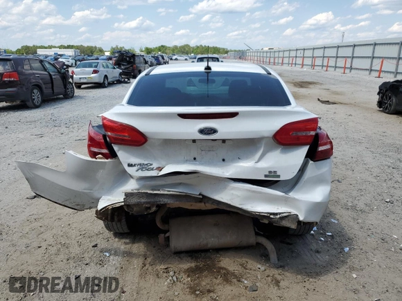 2018 Ford Focus SE with VIN 1FADP3FE5JL220077, listed as a Copart auction lot 52395795 with 87,785 mi miles and Salvage Title. Bid and sale history available at carsss.com. Image 6.