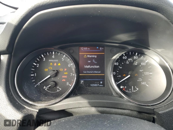 2019 Nissan Rogue SL with VIN 5N1AT2MV2KC764149, listed as a Copart auction lot 88280625 with 105,807 mi miles and Non Repairable. Bid and sale history available at carsss.com. Image 9.