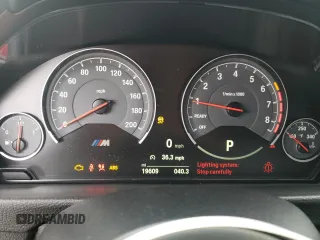 2020 BMW M4 with VIN WBS4Y9C07LFJ12184, listed as a Copart auction lot 49151884 with 19,609 mi miles and Salvage Title. Bid and sale history available at carsss.com. Image 9.