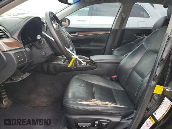 2013 Lexus GS 350 with VIN JTHCE1BL9D5017379, listed as a Copart auction lot 62955974 with 154,531 mi miles and Salvage title. Bid and sale history available at DreamBid. Image 7.