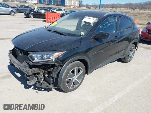 2021 Honda HR-V EX with VIN 3CZRU6H54MM728819, listed as a IAAI auction lot 41685131 with 18,091 mi miles. Bid and sale history available at carsss.com. Image 19.