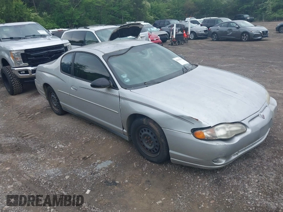 2004 Chevrolet Monte Carlo LS with VIN 2G1WW12E449349870, listed as a IAAI auction lot 42113593 with 240,972 mi miles. Bid and sale history available at carsss.com. Image 1.