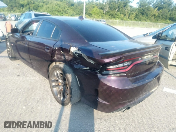2020 Dodge Charger Scat Pack z VIN 2C3CDXGJ6LH238402, wystawiony jako IAAI lot #40145051 z przebiegiem 98 240 mil mil oraz . Historia ofert i sprzedaży dostępna na DreamBid. Obrazek 3.