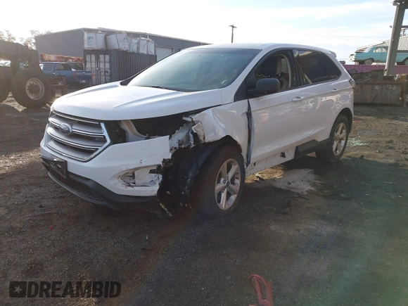 2017 Ford Edge SE with VIN 2FMPK4G97HBC31892, listed as a IAAI auction lot 41291374 with 37,949 mi miles. Bid and sale history available at carsss.com. Image 6.