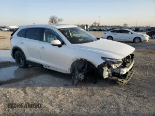 2023 Mazda CX-9 Touring Plus with VIN JM3TCBAY0P0641722, listed as a Copart auction lot 47657565 with 38,405 mi miles and Salvage title. Bid and sale history available at DreamBid. Image 4.