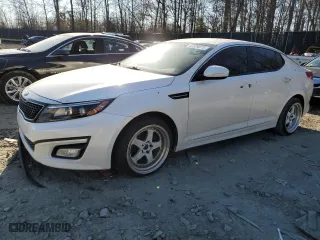 2014 Kia Optima LX with VIN KNAGM4A78E5468538, listed as a Copart auction lot 47529875 with 103,400 mi miles and Salvage Title. Bid and sale history available at carsss.com. Image 1.
