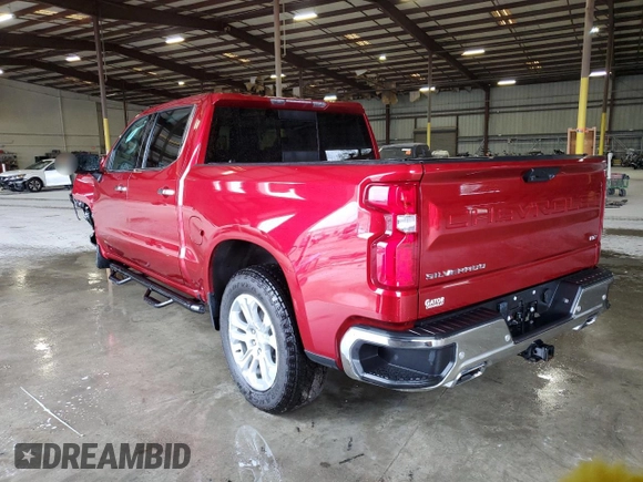 2023 Chevrolet Silverado 1500 LTZ with VIN 1GCUDGED9PZ320126, listed as a Copart auction lot 44628825 with 10,003 mi miles and Salvage Title. Bid and sale history available at carsss.com. Image 2.