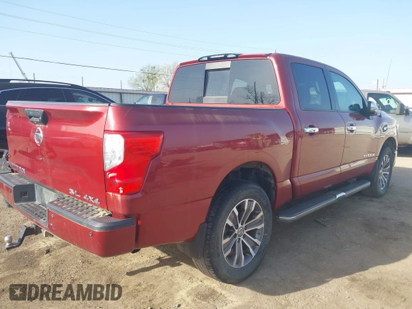 2017 Nissan Titan SV with VIN 1N6AA1E57HN558371, listed as a IAAI auction lot 41785219 with 94,828 mi miles and . Bid and sale history available at DreamBid. Image 4.