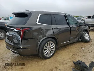 2020 Cadillac XT6 FWD Premium Luxury with VIN 1GYKPCRS5LZ225809, listed as a Copart auction lot 50485045 with 19,821 mi miles and Salvage title. Bid and sale history available at DreamBid. Image 3.
