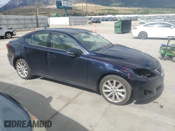 2010 Lexus IS 250 with VIN JTHCF5C27A5041511, listed as a Copart auction lot 57348775 with 125,096 mi miles and Salvage title. Bid and sale history available at DreamBid. Image 4.