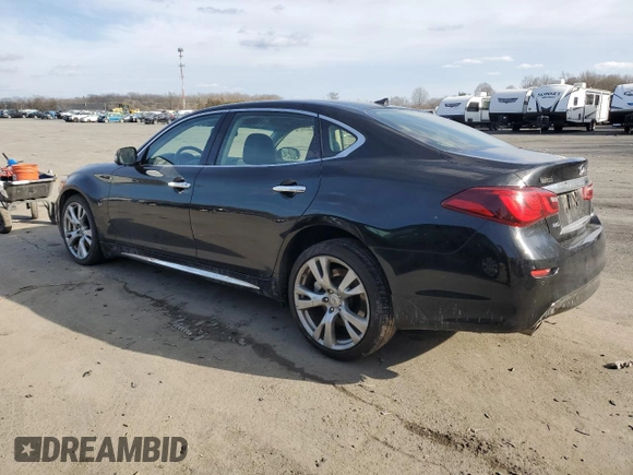 2017 Infiniti Q70 3.7 z VIN JN1BY1PR8HM210607, wystawiony jako Copart lot #44102225 z przebiegiem 112 415 mil mil oraz Szkoda całkowita • Salvage title. Historia ofert i sprzedaży dostępna na DreamBid. Obrazek 2.