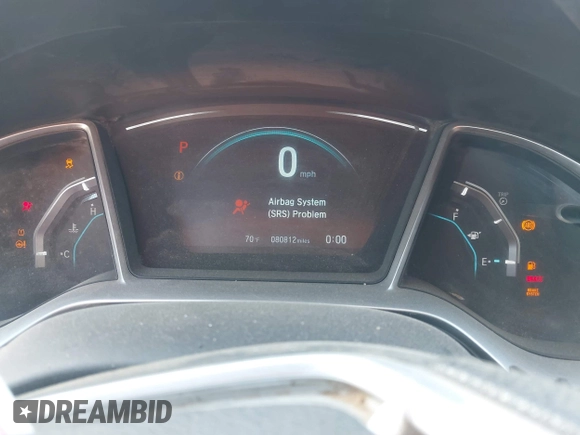 2016 Honda Civic Sedan EX-T with VIN 19XFC1F30GE015608, listed as a IAAI auction lot 42011102 with 80,812 mi miles. Bid and sale history available at carsss.com. Image 7.
