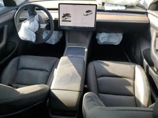 2022 Tesla Model 3 Long Range with VIN 5YJ3E1EB5NF145364, listed as a Copart auction lot 48956045 with 80,485 mi miles and Clean Title. Bid and sale history available at carsss.com. Image 8.