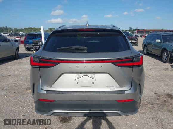 2022 Lexus NX 350 F Sport with VIN JTJKGCEZXN5001287, listed as a IAAI auction lot 42125581 with 47,766 mi miles and . Bid and sale history available at DreamBid. Image 16.