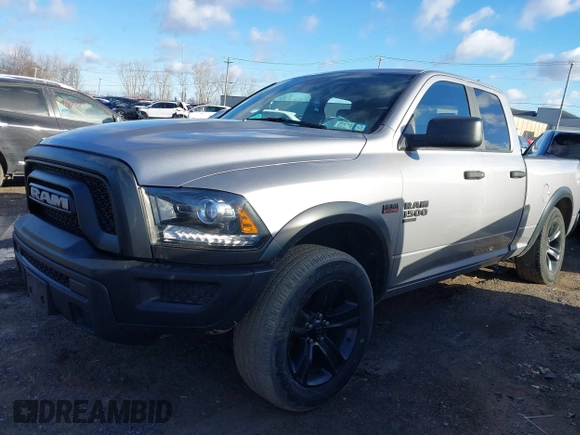 2021 Ram 1500 Classic Warlock with VIN 1C6RR7GT2MS595912, listed as a IAAI auction lot 41733123 with 33,156 mi miles. Bid and sale history available at carsss.com. Image 17.