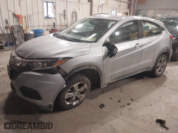 2021 Honda HR-V LX with VIN 3CZRU6H39MM756193, listed as a IAAI auction lot 41468120 with 22,652 mi miles. Bid and sale history available at carsss.com. Image 17.