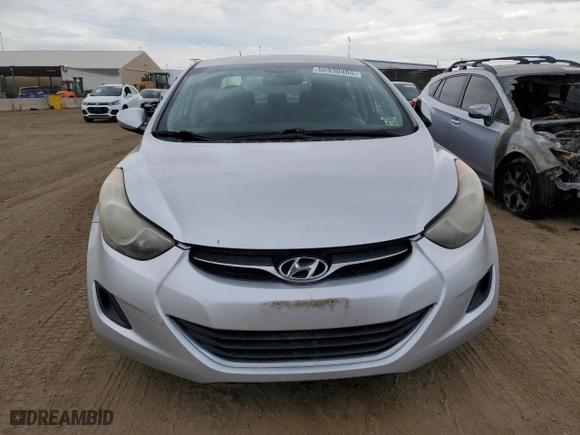 2012 Hyundai Elantra GLS with VIN KMHDH4AE1CU406146, listed as a Copart auction lot 50930485 with 164,825 mi miles and Clean Title. Bid and sale history available at carsss.com. Image 5.