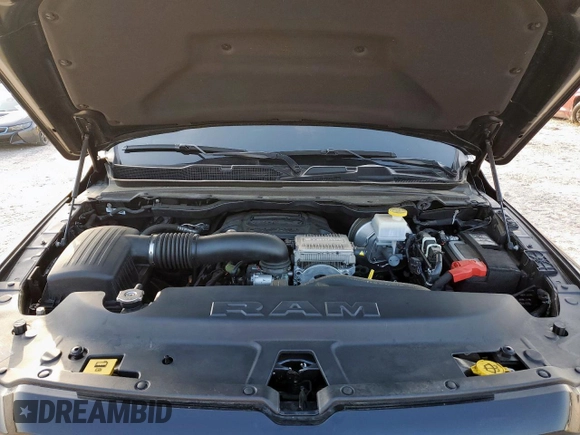 2023 Ram 1500 Big Horn with VIN 1C6SRFFT2PN666039, listed as a Copart auction lot 61458085 with 29,206 mi miles and Salvage title. Bid and sale history available at DreamBid. Image 12.