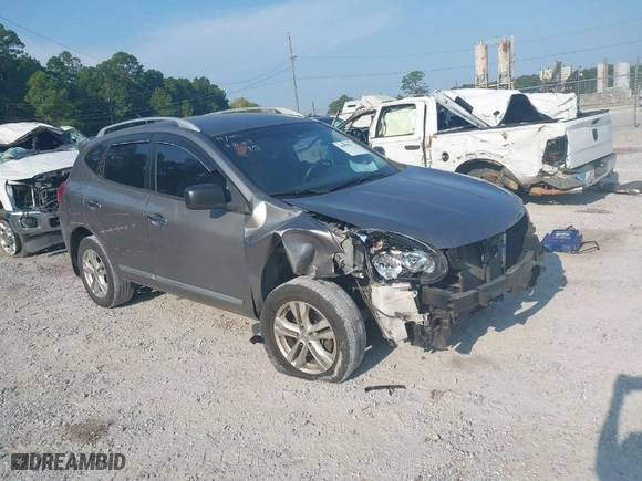 2015 Nissan Rogue Select S with VIN JN8AS5MTXFW667720, listed as a IAAI auction lot 40079417 with 135,882 mi miles. Bid and sale history available at carsss.com. Image 1.