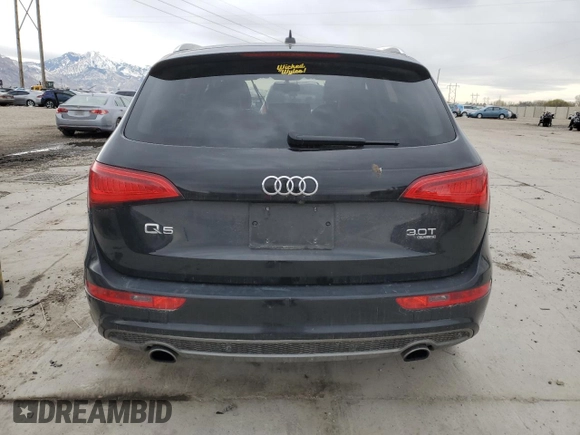 2014 Audi Q5 Premium Plus with VIN WA1DGAFPXEA030819, listed as a Copart auction lot 49483985 with 100,229 mi miles and Salvage Title. Bid and sale history available at carsss.com. Image 6.