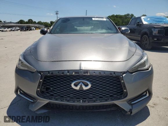 2017 Infiniti Q60 Premium z VIN JN1EV7EKXHM360345, wystawiony jako Copart lot #57509495 z przebiegiem 64 940 mil mil oraz Czysty tytuł • Clean title. Historia ofert i sprzedaży dostępna na DreamBid. Obrazek 5.