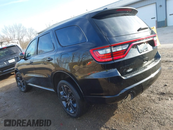 2022 Dodge Durango GT Plus with VIN 1C4RDJDG6NC161421, listed as a IAAI auction lot 41814071 with 49,136 mi miles and . Bid and sale history available at DreamBid. Image 3.
