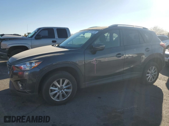 2016 Mazda CX-5 Touring with VIN JM3KE2CYXG0906293, listed as a Copart auction lot 46484185 with 89,544 mi miles and Salvage Title. Bid and sale history available at carsss.com. Image 1.