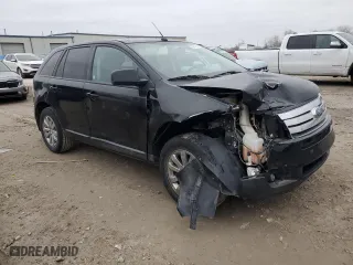 2008 Ford Edge SEL with VIN 2FMDK38C88BB19173, listed as a Copart auction lot 42954005 with 235,494 mi miles and Salvage Title. Bid and sale history available at carsss.com. Image 4.