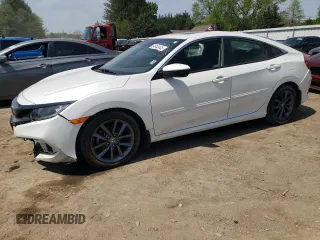 2019 Honda Civic EX-L z VIN JHMFC1F78KX008965, wystawiony jako Copart lot #54942445 z przebiegiem 36 502 mil mil oraz Szkoda całkowita • Salvage title. Historia ofert i sprzedaży dostępna na DreamBid. Obrazek 1.