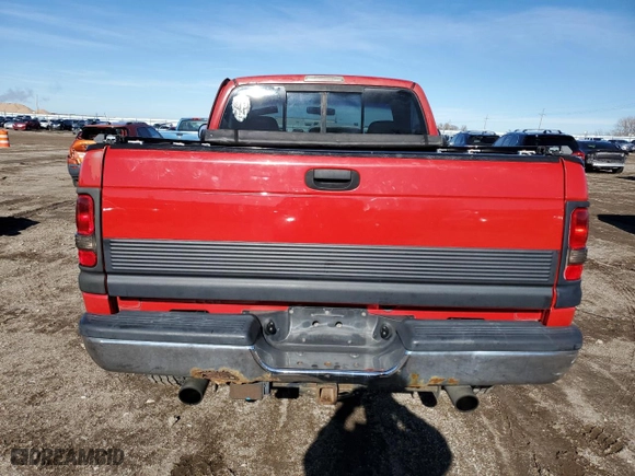 1998 Dodge Ram 1500 with VIN 1B7HF16Z0WS546985, listed as a Copart auction lot 80707114 with 186,436 mi miles and Salvage Title. Bid and sale history available at carsss.com. Image 6.
