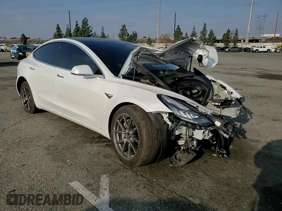 2020 Tesla Model 3 Long Range with VIN 5YJ3E1EB7LF735448, listed as a Copart auction lot 43222385 with 0 mi miles and Salvage Title. Bid and sale history available at carsss.com. Image 11.