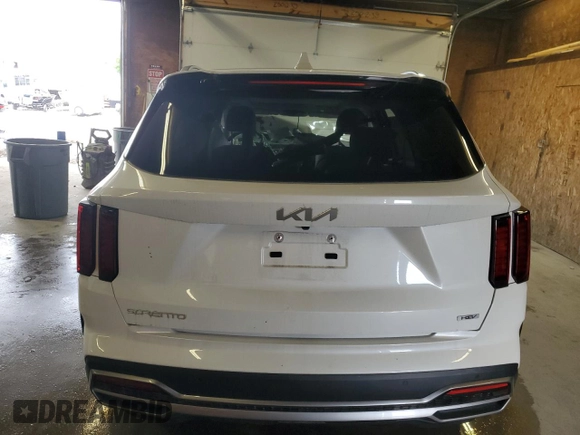 2023 Kia Sorento Hybrid EX with VIN KNDRHDLG9P5141081, listed as a Copart auction lot 65114294 with 0 mi miles and Salvage Title. Bid and sale history available at carsss.com. Image 6.