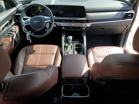 2024 Kia Telluride EX with VIN 5XYP3DGC5RG462803, listed as a Copart auction lot 54302705 with 23,599 mi miles and Salvage title. Bid and sale history available at DreamBid. Image 8.