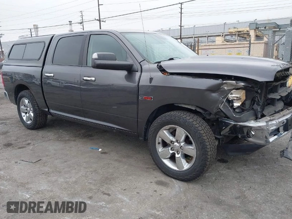 2016 Ram 1500 Big Horn with VIN 1C6RR6LM3GS233861, listed as a IAAI auction lot 41890394 with 61,637 mi miles. Bid and sale history available at carsss.com. Image 1.