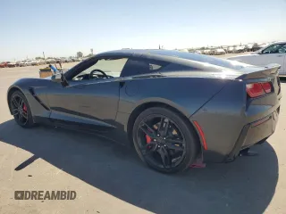 2019 Chevrolet Corvette 1LT with VIN 1G1YB2D79K5105215, listed as a Copart auction lot 71198074 with 23,636 mi miles and Salvage Title. Bid and sale history available at carsss.com. Image 2.