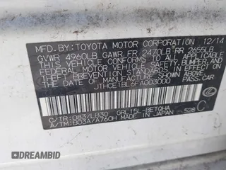 2015 Lexus GS 350 with VIN JTHCE1BL6FA003000, listed as a IAAI auction lot 42041493 with Not Provided miles and . Bid and sale history available at DreamBid. Image 9.