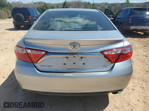 2015 Toyota Camry XLE with VIN 4T1BF1FK7FU886028, listed as a Copart auction lot 50577095 with 143,033 mi miles and Salvage Title. Bid and sale history available at carsss.com. Image 6.