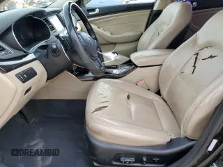 2014 Kia Cadenza Premium with VIN KNALN4D74E5130836, listed as a Copart auction lot 43482775 with 123,885 mi miles and Salvage Title. Bid and sale history available at carsss.com. Image 7.