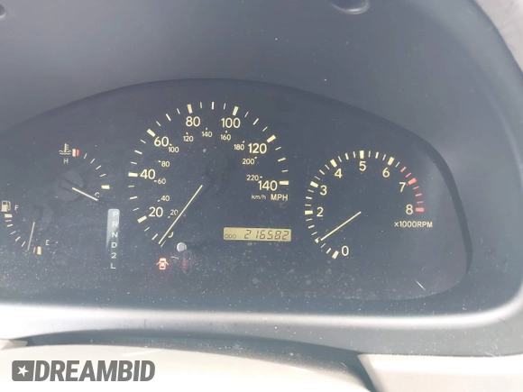 2000 Lexus RX 300 with VIN JT6HF10U4Y0098365, listed as a IAAI auction lot 42068926 with 216,582 mi miles. Bid and sale history available at carsss.com. Image 7.