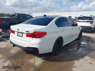 2020 BMW M5 Competition with VIN WBSJF0C08LB448907, listed as a IAAI auction lot 41433298 with 47,956 mi miles. Bid and sale history available at carsss.com. Image 4.