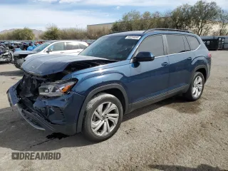 2021 Volkswagen Atlas SE z VIN 1V2JR2CA2MC511268, wystawiony jako Copart lot #50234655 z przebiegiem 42 252 mil mil oraz Szkoda całkowita • Salvage title. Historia ofert i sprzedaży dostępna na DreamBid. Obrazek 1.