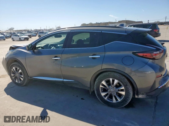 2019 Nissan Murano SL with VIN 5N1AZ2MS1KN112583, listed as a Copart auction lot 44402475 with 57,230 mi miles and Salvage Title. Bid and sale history available at DreamBid. Image 2.